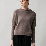 Women's jumper with Baby alpaca wool