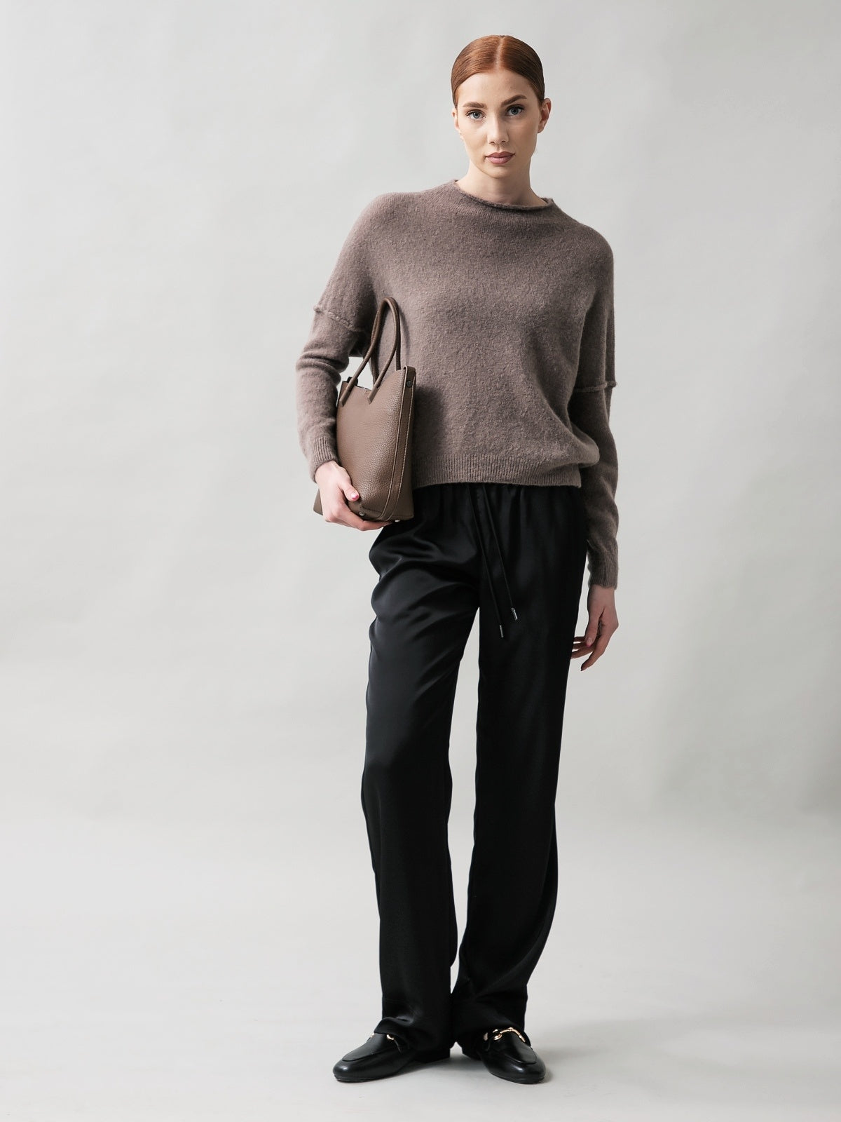 Women's jumper with Baby alpaca wool