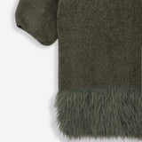 Women's sweater with mohair wool