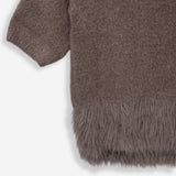Women's sweater with mohair wool