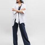 Women's vest and trousers, Capsule Collection, 100% linen
