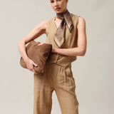 Women's linen trousers