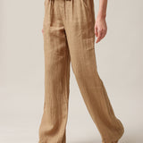 Women's linen trousers