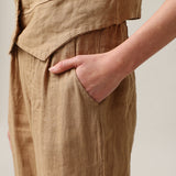Women's linen trousers