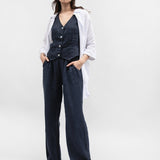 Women's linen trousers