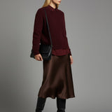 Women's jumper with baby alpaca wool