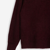 Women's jumper with baby alpaca wool