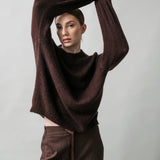 Women's jumper with Baby alpaca wool