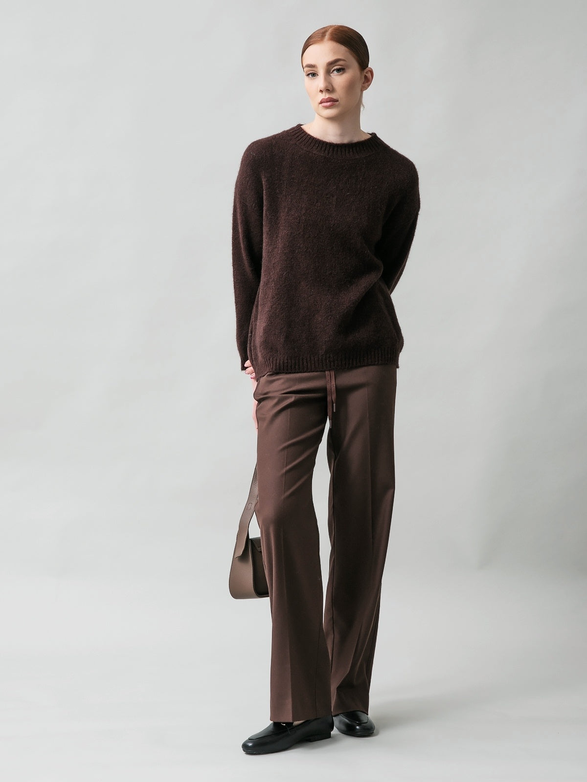 Women's jumper with Baby alpaca wool