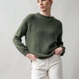 Women's jumper with Baby alpaca wool