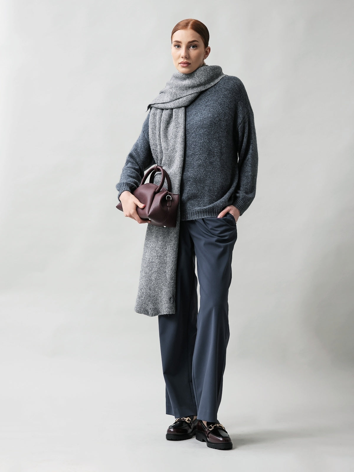 Women's jumper with Baby alpaca wool