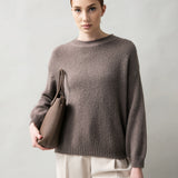Women's jumper with Baby alpaca wool