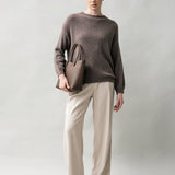 Women's jumper with Baby alpaca wool