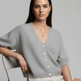 Women's jumper with baby alpaca wool