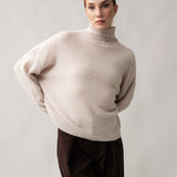 Women's jumper with Baby alpaca wool