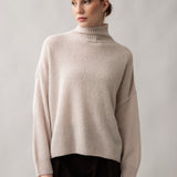 Women's jumper with Baby alpaca wool