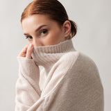 Women's jumper with Baby alpaca wool