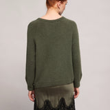 Women's jumper with baby alpaca wool