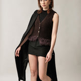 Women's vest with alpaca wool, Capsule Collection