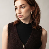 Women's vest with alpaca wool, Capsule Collection