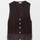 Women's vest with alpaca wool, Capsule Collection