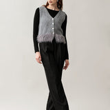 Women's vest with alpaca wool, Capsule Collection