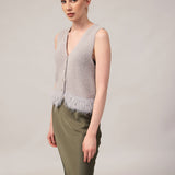 Women's jumper with baby alpaca wool