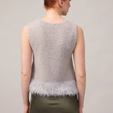 Women's jumper with baby alpaca wool