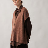 Women's vest with Baby alpaca wool, Capsule Collection