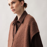 Women's vest with Baby alpaca wool, Capsule Collection