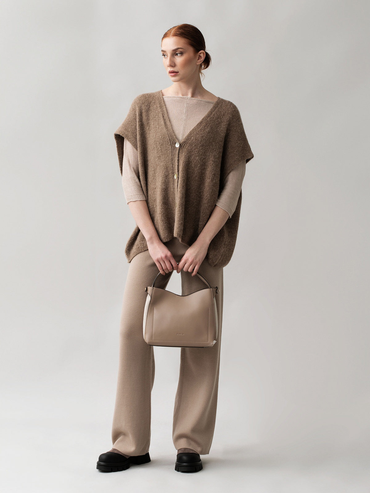 Women's vest with Baby alpaca wool, Capsule Collection