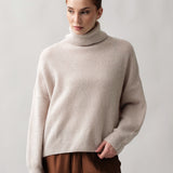 Women's jumper with Baby alpaca wool