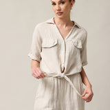 Women's linen shirt
