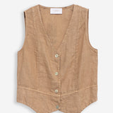 Women's vest, Capsule Collection, 100% linen