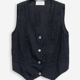 Women's vest, Capsule Collection, 100% linen