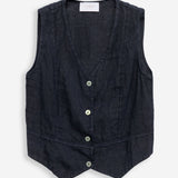 Women's vest, Capsule Collection, 100% linen