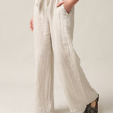 Women's linen trousers