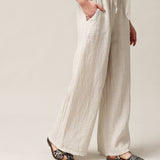 Women's linen trousers