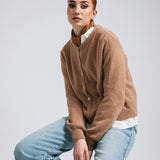 Women's jumper with baby alpaca wool