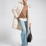 Women's jumper with baby alpaca wool