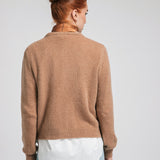 Women's jumper with baby alpaca wool