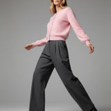 Women's jumper with baby alpaca wool