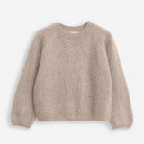 Women's sweater with mohair wool