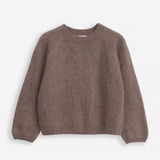 Women's sweater with mohair wool