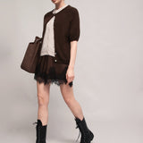 Women's jumper with baby alpaca wool