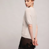 Women's jumper with baby alpaca wool