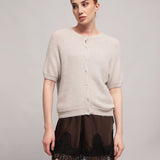 Women's jumper with baby alpaca wool