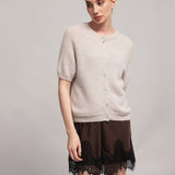 Women's jumper with baby alpaca wool