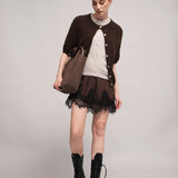 Women's jumper with baby alpaca wool