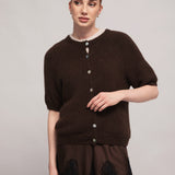 Women's jumper with baby alpaca wool